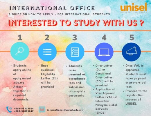 INTERESTED TO STUDY WITH US