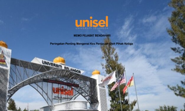 Memo Pejabat Bendahari UNISEL