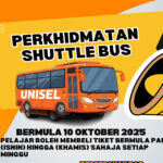 Hebahan Perkhidmatan Shuttle Bas