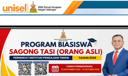 JBP – Hebahan Biasiswa Sagong Tasi
